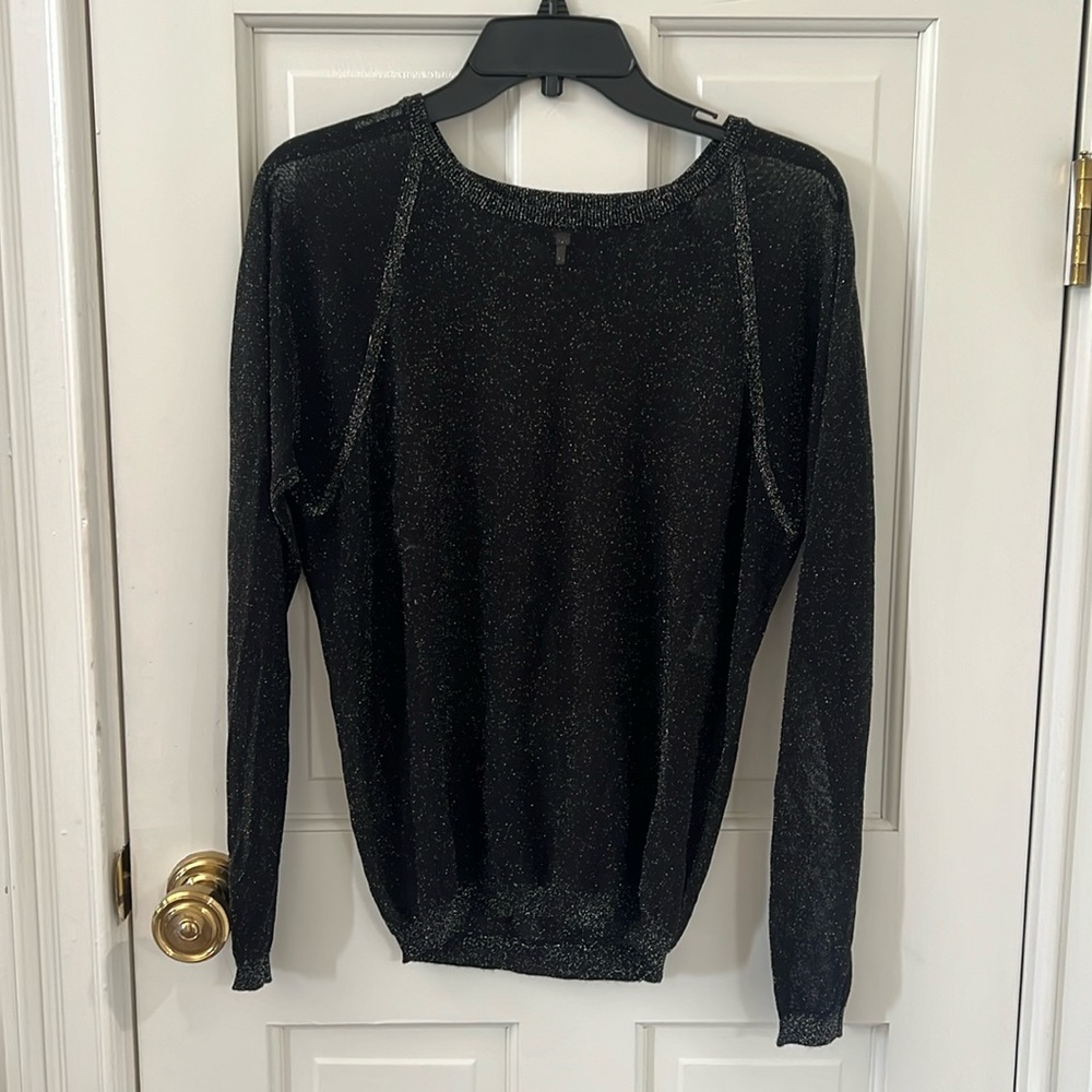 Maje long sleeve Glitter top